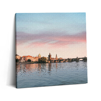 Obraz canvas 60x60 cm Karlův most v Praze