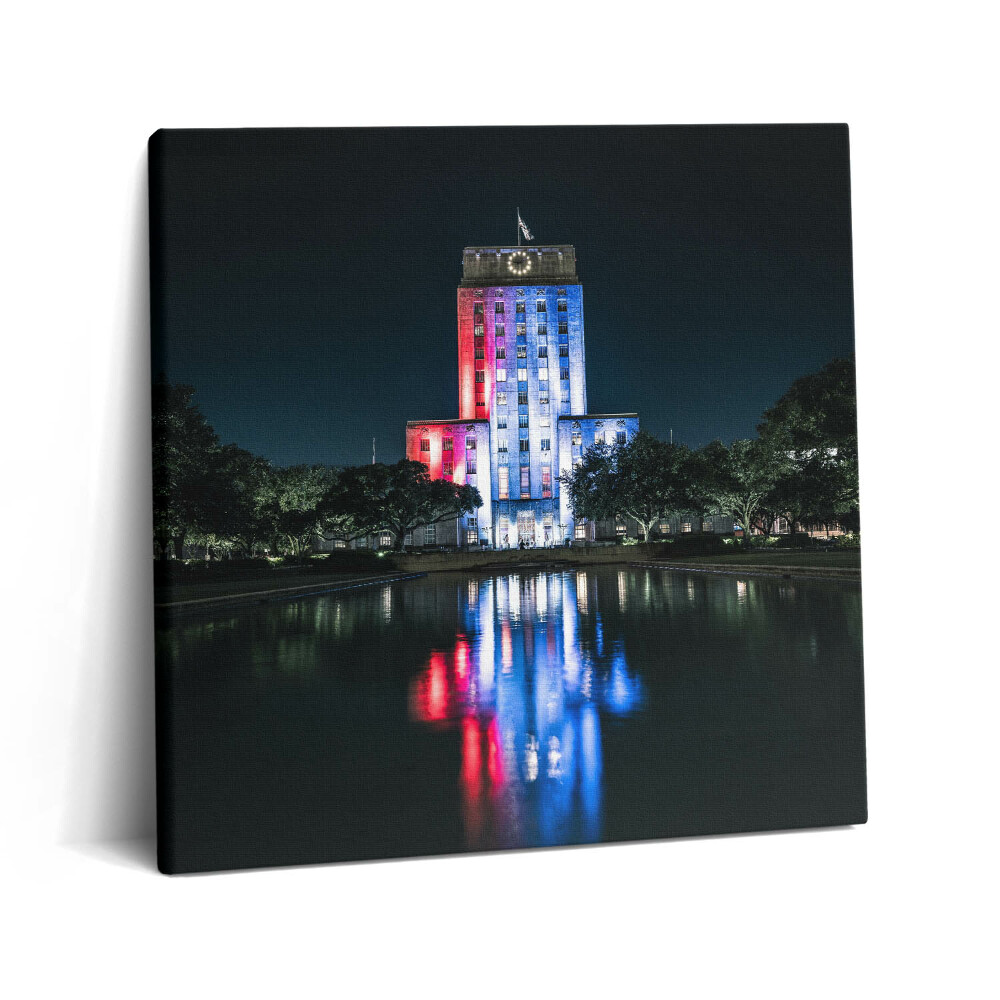 Obraz z fotografie na plátně 60x60 cm Radnice v Houstonu