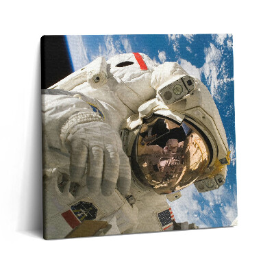 Obraz na plátně 60x60 cm Americký astronaut