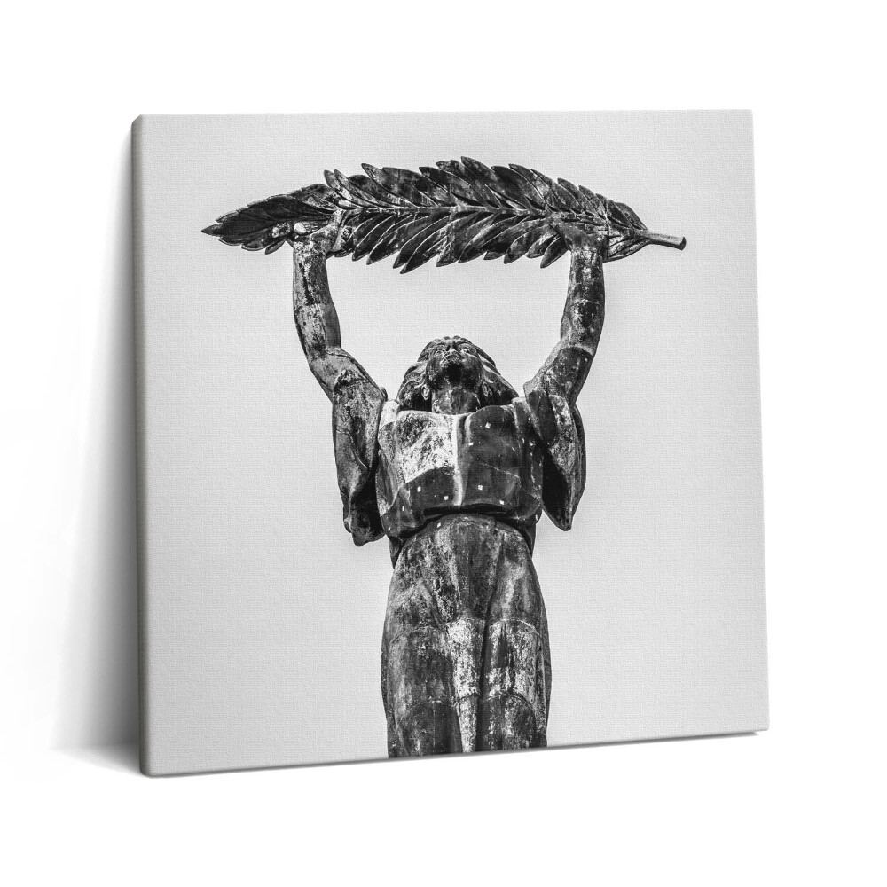 Obraz z fotografie na plátně 60x60 cm Socha Svobody v Budapešti