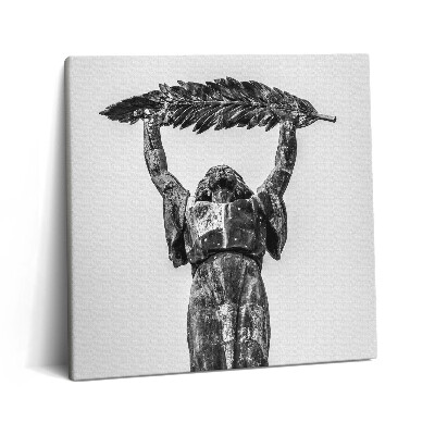 Obraz z fotografie na plátně 60x60 cm Socha Svobody v Budapešti