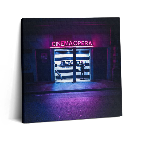 Obraz na plátně 60x60 cm Kino Opera v Lyonu