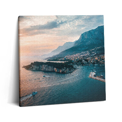 Obraz na plátně 60x60 cm Ostrov v Chorvatsku