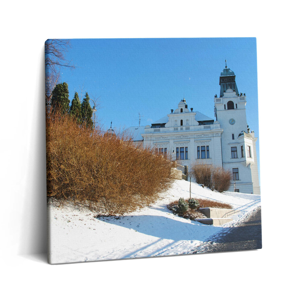 Obraz na plátně 60x60 cm Město Ostrava v zimě