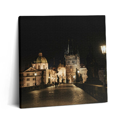 Obraz canvas 60x60 cm Karlův most v Praze