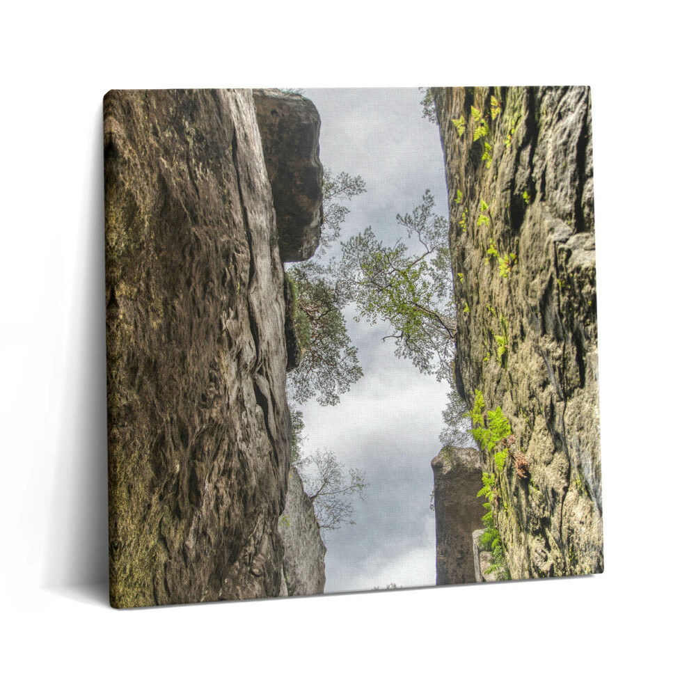 Obraz z fotografie na plátně 60x60 cm Rockové město v České republice