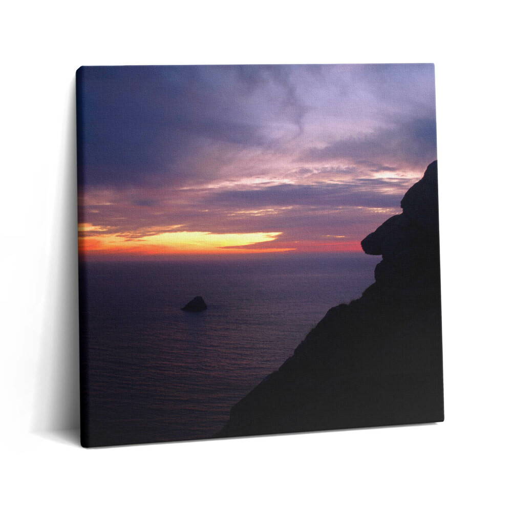 Obraz z fotografie na plátně 60x60 cm Kamenná hlava