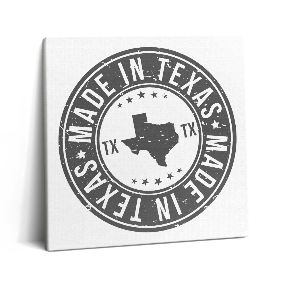 Obraz z fotografie na plátně 60x60 cm Známka Texasu