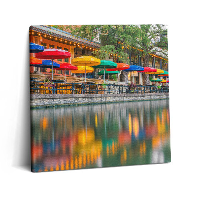 Obraz canvas 60x60 cm Řeka v San Antoniu