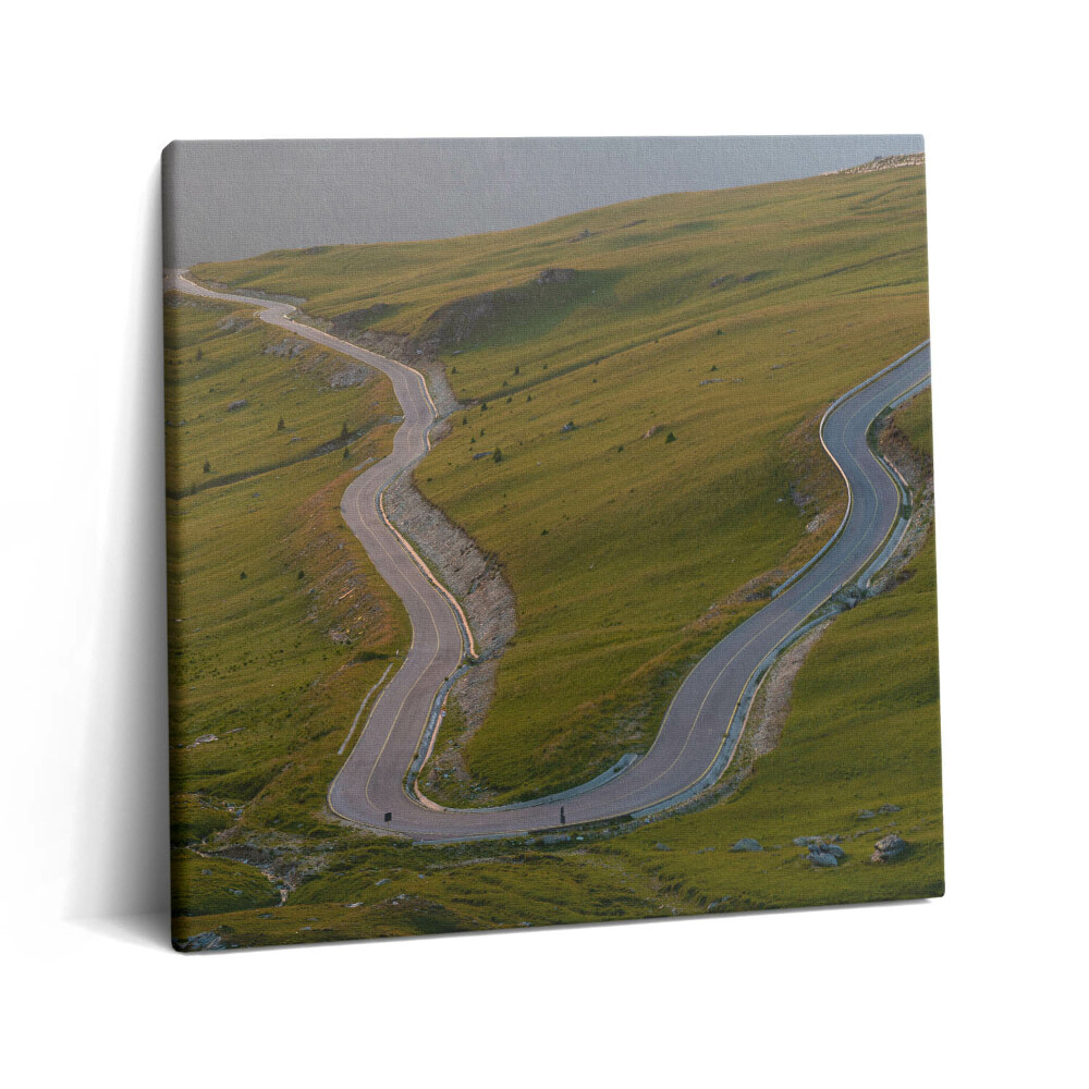 Obraz canvas 60x60 cm Transalpská silnice 67c