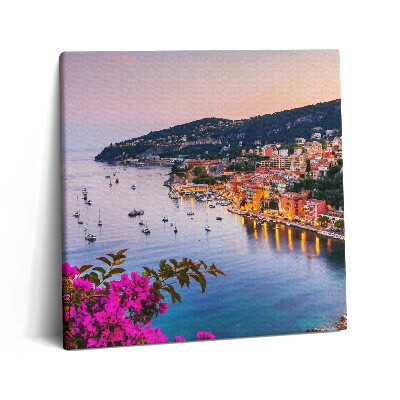Obraz z fotografie na plátně 60x60 cm Francouzská riviéra