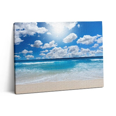 Obraz na plátně 80x60 cm Velká pláž a horizont