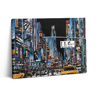 Obraz na plátně 80x60 cm Komiksová vize v New Yorku