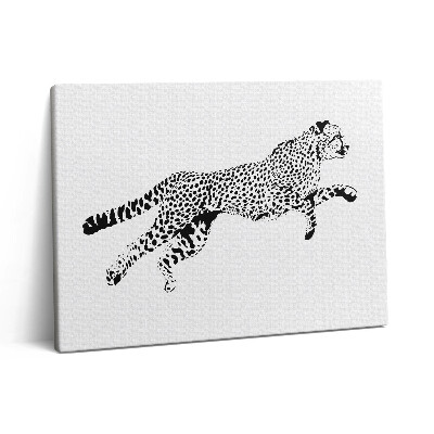 Obraz z fotografie na plátně 80x60 cm Silueta pantera