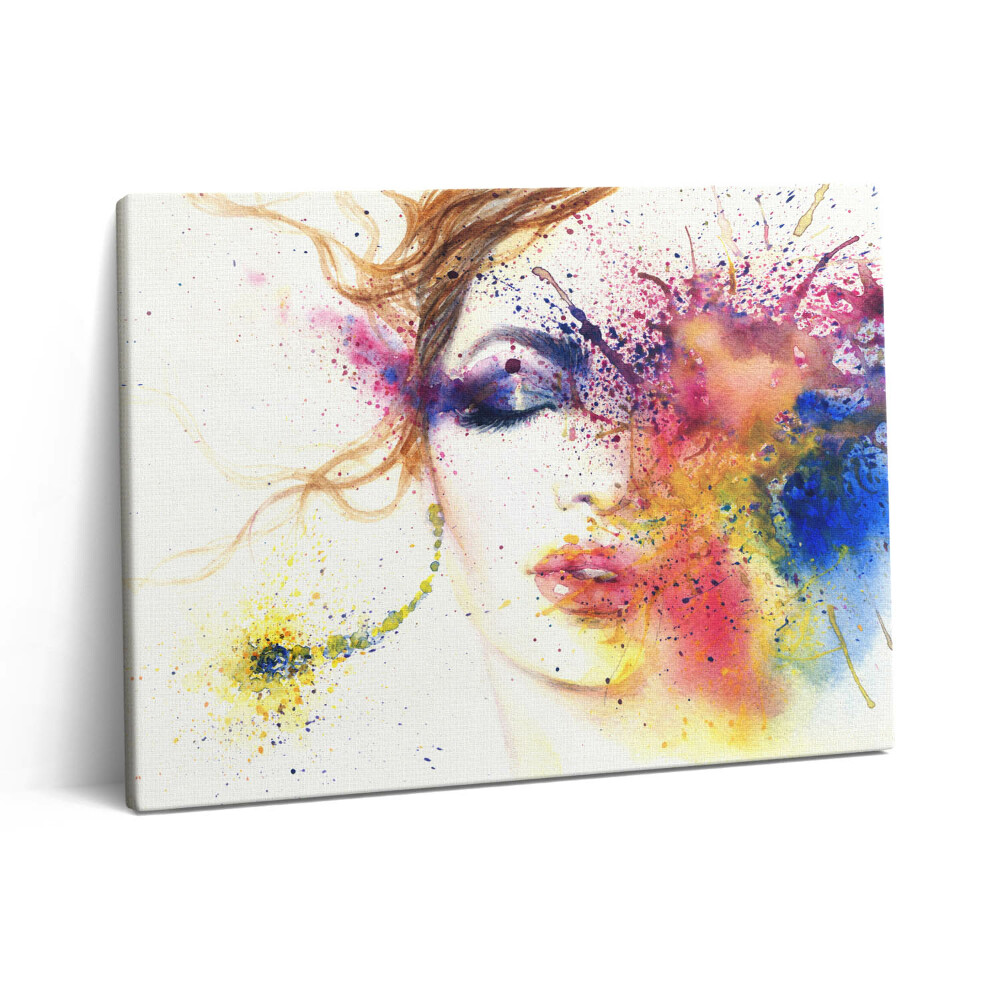 Obraz z fotografie na plátně 80x60 cm Portrét tajemné ženy