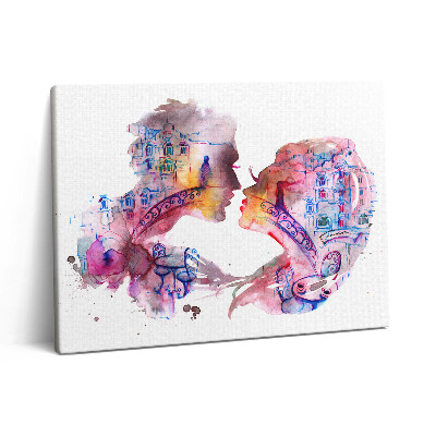 Obraz z fotografie na plátně 80x60 cm Dvě těla - jedna duše