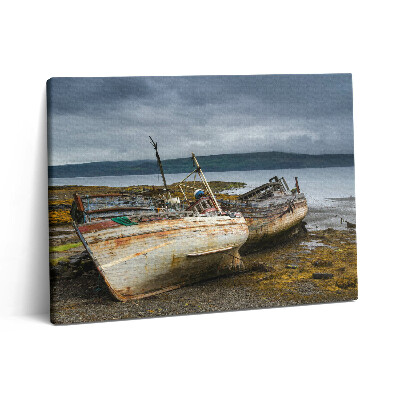 Obraz na plátně 80x60 cm Salenská zátoka a lodě