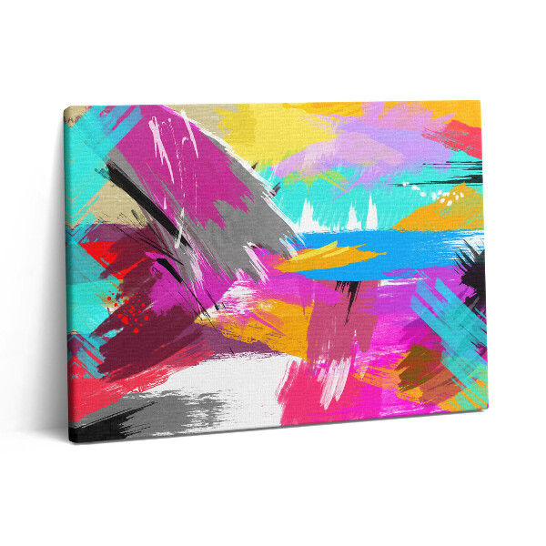 Obraz na plátně 80x60 cm Abstraktní tahy štětcem