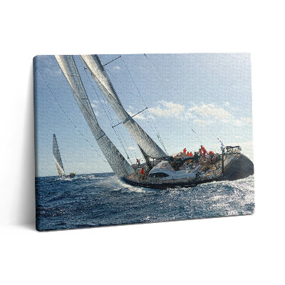Obraz na plátně 80x60 cm Regata plachetnic