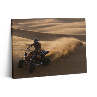 Obraz na plátně 80x60 cm Jízda na čtyřkolce v poušti