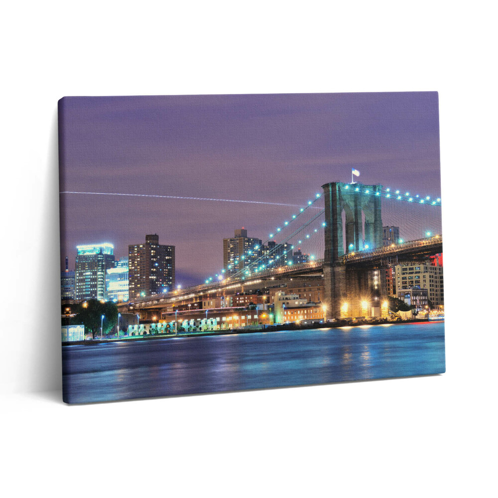 Obraz canvas 80x60 cm Brooklynský most