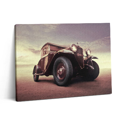 Obraz na plátně 80x60 cm Auto ve stylu vintage
