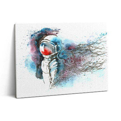 Obraz z fotografie na plátně 80x60 cm Abstrakt astronauta