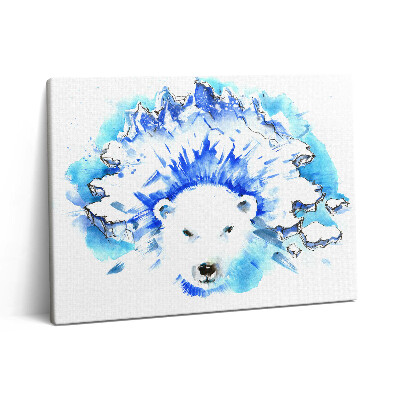 Obraz canvas 80x60 cm Lední medvěd