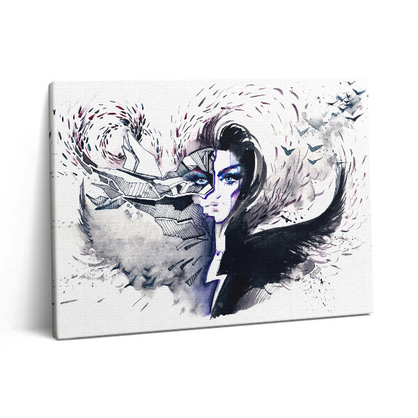 Obraz canvas 80x60 cm Ilustrace ženy