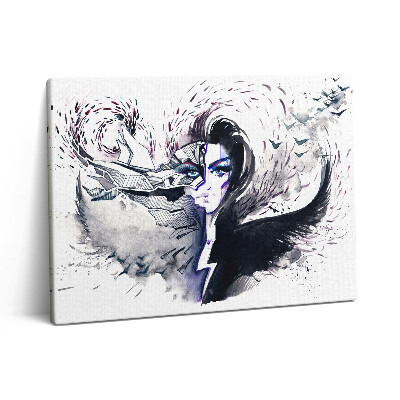 Obraz canvas 80x60 cm Ilustrace ženy