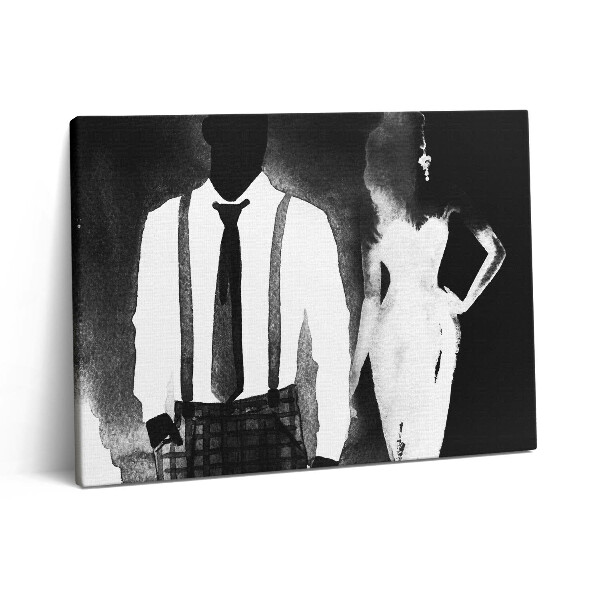 Obraz z fotografie na plátně 80x60 cm Akvarel pro ženy a muže