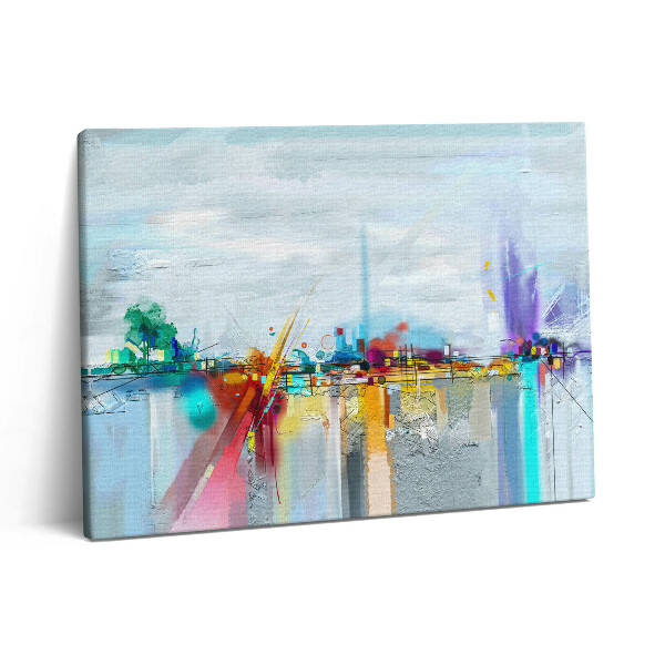 Obraz z fotografie na plátně 80x60 cm Abstraktní most