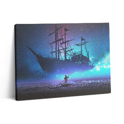 Obraz na plátně 80x60 cm Fantazie plachetnice