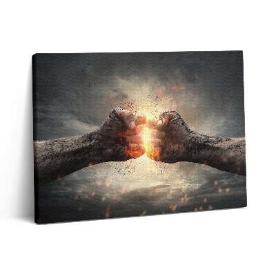 Obraz na plátně 80x60 cm Moc a síla pěsti