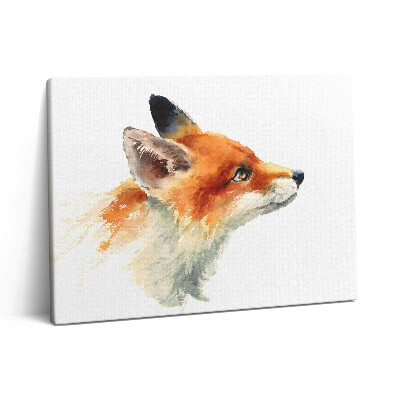 Obraz canvas 80x60 cm Akvarel mladé lišky