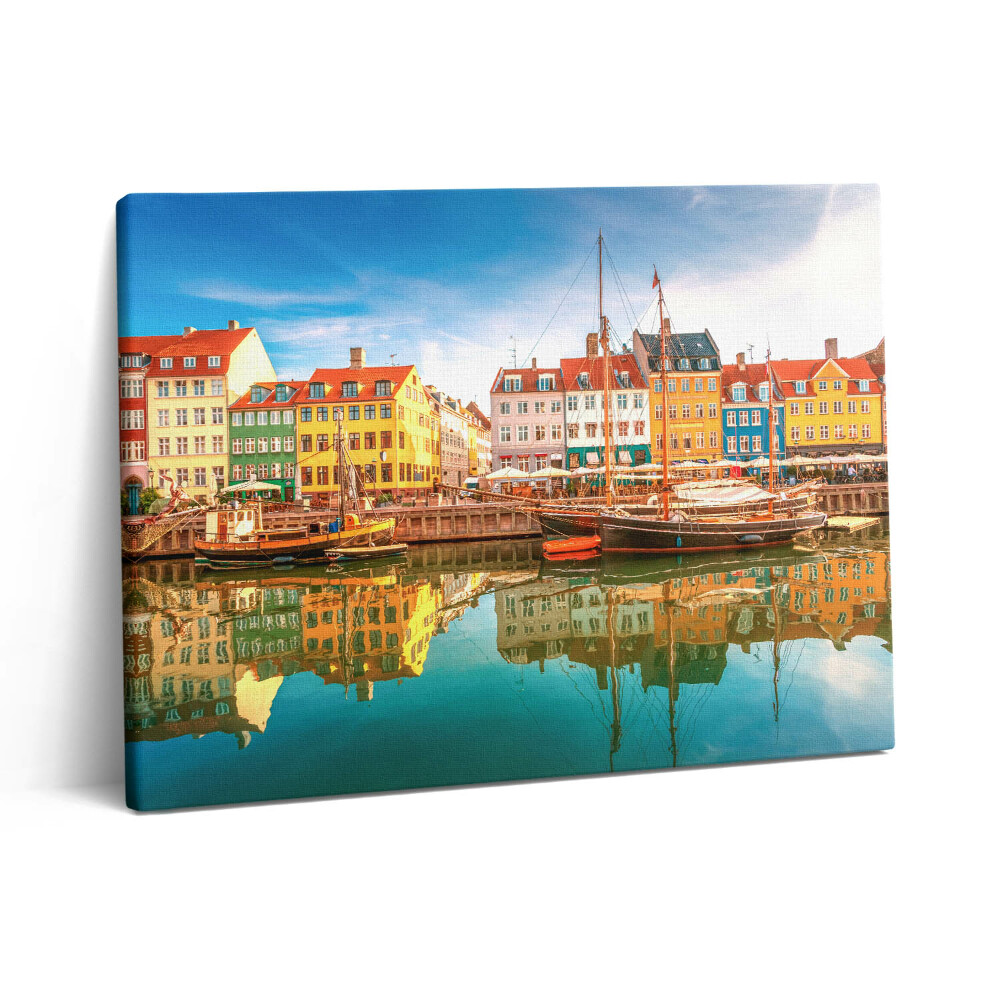 Obraz na plátně 80x60 cm Město u vody