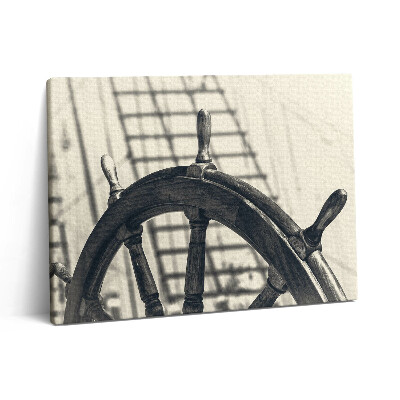 Obraz na plátně 80x60 cm Stará loď v retro stylu