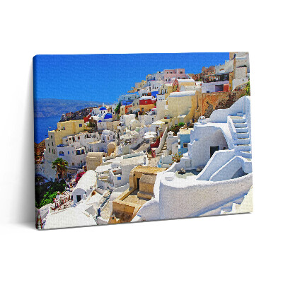 Obraz canvas 80x60 cm Řecko Santorini