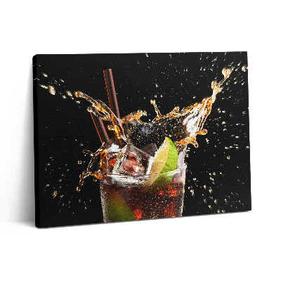 Obraz na plátně 80x60 cm Nápoj s ledem