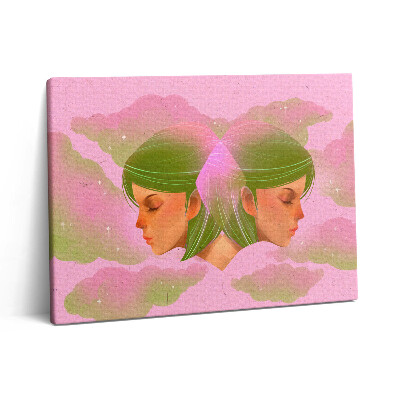 Obraz na plátně 80x60 cm Abstraktní portrét ženy