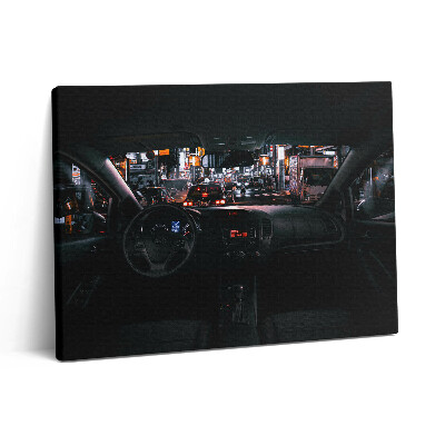 Obraz canvas 80x60 cm Auto v Tokiu