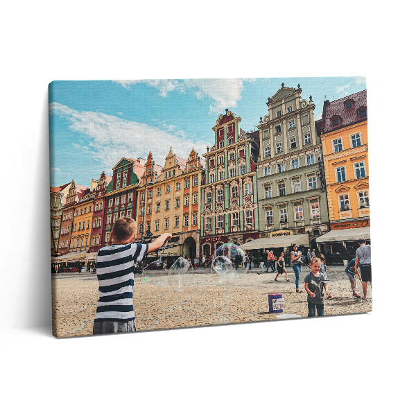 Obraz canvas 80x60 cm Tržní náměstí ve Vratislavi