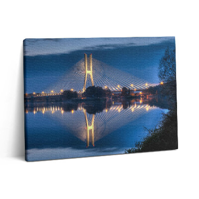 Obraz z fotografie na plátně 80x60 cm Most Rędziński Vratislav