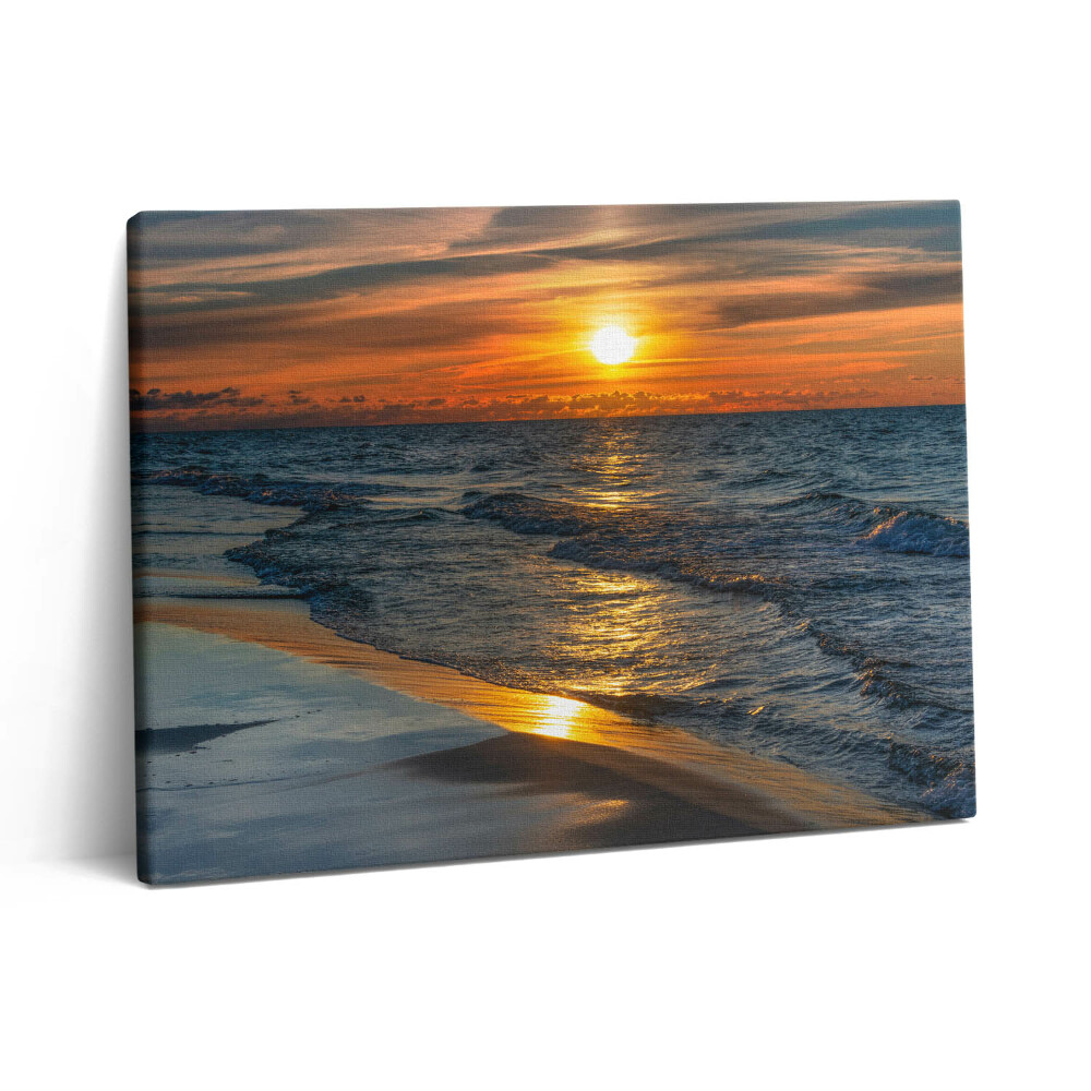 Obraz z fotografie na plátně 80x60 cm Władysławowo Baltské moře