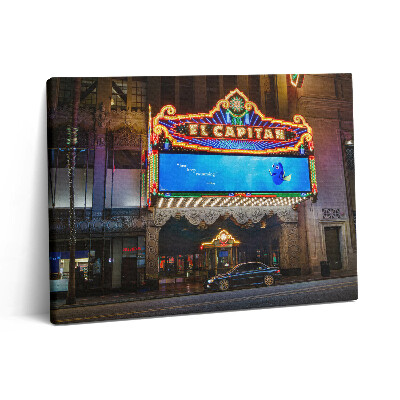Obraz na plátně 80x60 cm Divadlo Ej Capitan v Los Angeles