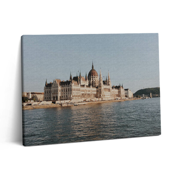Obraz canvas 80x60 cm Budova parlamentu v Budapešti