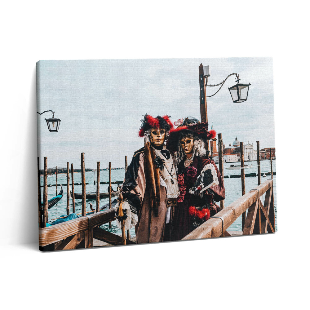 Obraz canvas 80x60 cm Karneval v Benátkách