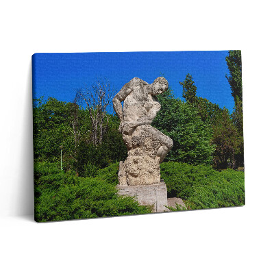 Obraz z fotografie na plátně 80x60 cm Obří socha z Bukurešti