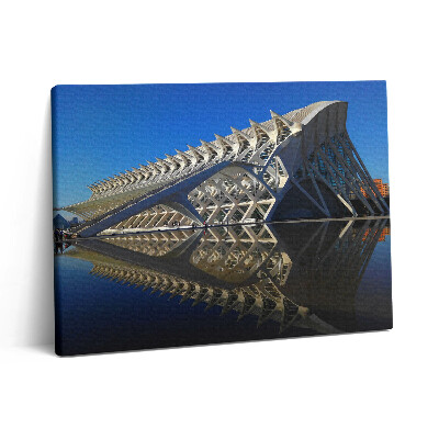 Obraz z fotografie na plátně 80x60 cm Muzeum vědy ve Valencii