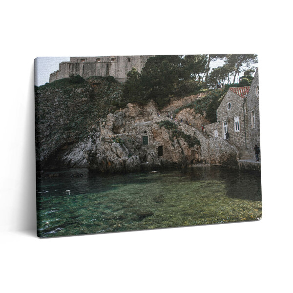 Obraz na plátně 80x60 cm Dubrovnická čtvrť